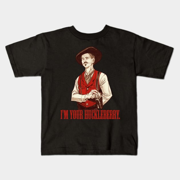 Be Proud Of Doc Holliday I'm Your Huckleberry About Secrets Kids T-Shirt by BondarBeatboxer